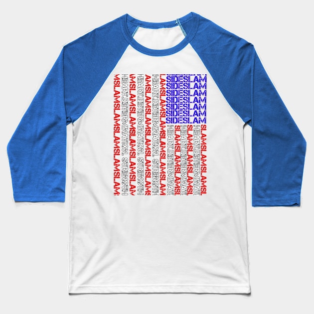 SS USA 2 Baseball T-Shirt by TankByDesign